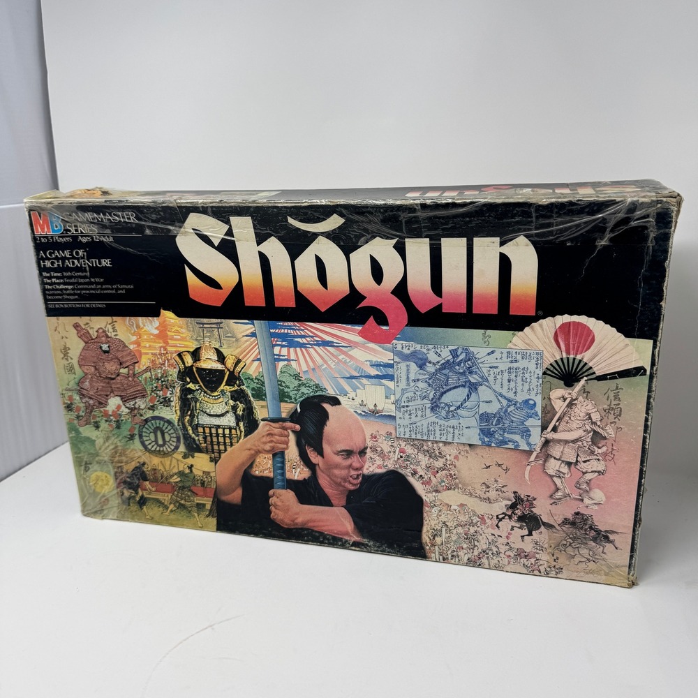 Vintage Milton Bradley Shogun Board Game Gamemaster Series Preowned Complete Set